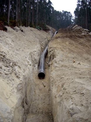 Ecoloxistas alertan do impacto ambiental que provocar&iacute;a o gasoduto de Reganosa ao seu paso polo Eume