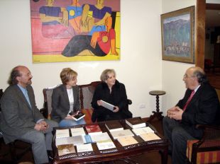 A escritora mexicana Elena Poniatowska na Coru&ntilde;a