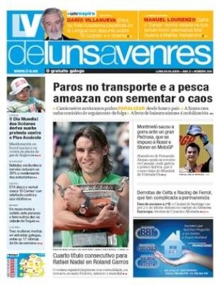 'LV' &eacute; o &uacute;nico xornal gratu&iacute;to, integramente en galego