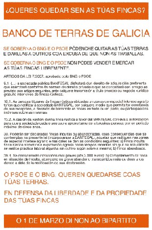 O pasqu&iacute;n difundido polo PP