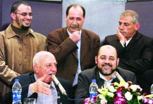 Nas negociaci&oacute;ns participaron os l&iacute;deres de m&aacute;is dunha ducia de formaci&oacute;ns palestinas