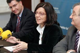 A conselleira de Educaci&oacute;n na presentaci&oacute;n da OPE 2008, esta cuarta feira