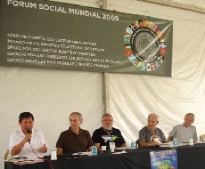 Nogueira participou nos encontros polos dereitos colectivos dos pobos e naci&oacute;ns sen estado celebrados no marco do Foro Social Mundial