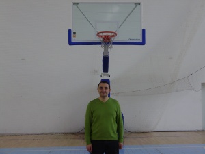Kiko Montero no pavill&oacute;n do Instituto Rosal&iacute;a de Castro