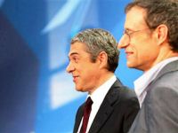 S&oacute;crates (PS) e Francisco Lou&ccedil;&atilde; (BE)