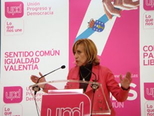 Rosa D&iacute;ez, nun mitin