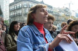 Amelia Vila, presidenta do Comit&eacute; de Empresa da antiga Valeo.