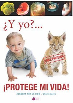 Cartel da campa&ntilde;a da instituci&oacute;n cat&oacute;lica
