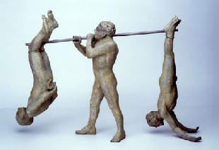 "Carrier", Francisco Leiro (Fonte: web da Galer&iacute;a Marlborough)