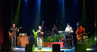 O seu est&iacute;lo def&iacute;nese pola fusi&oacute;n do Folk, rock e funky