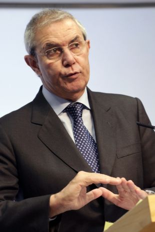 O presidente Emilio P&eacute;rez Touri&ntilde;o, logo do Consello da Xunta desta semana