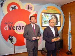 Quintana e Cela, no acto de presentaci&oacute;n