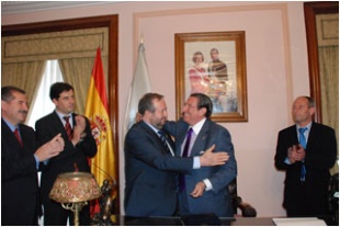 Orozco recibiu a V&aacute;zquez na Casa do Concello