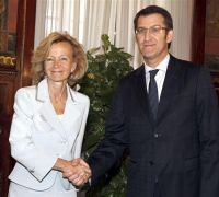 Salgado e Feijoo, na s&uacute;a xuntanza