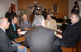 N&uacute;&ntilde;ez Feijoo reunido coa Comisi&oacute;n Executiva do CCG