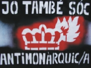 Imaxe da campa&ntilde;a 'Jo tamb&eacute; cremo la corona espanyola'