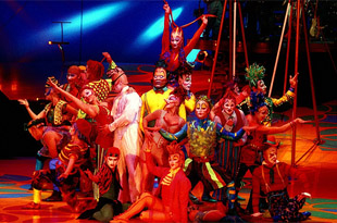 O Cirque du Soleil, inclu&iacute;do na programaci&oacute;n