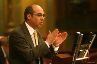 Francisco Jorquera, na s&uacute;a intervenci&oacute;n deste martes
