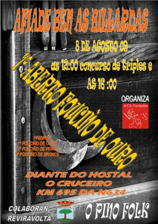 Cartaz do Primeiro Aberto Fouci&ntilde;o de Ouro (O Pino)