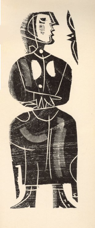 Elsa Fern&aacute;ndez, nun gravado de Lu&iacute;s Seoane