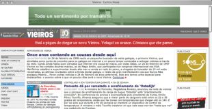 Cando Vieiros cumpr&iacute;a 11 anos, o ano pasado co vello dese&ntilde;o