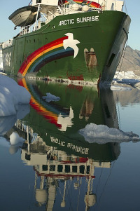 O Artic Sunrise, atracado na Coru&ntilde;a, poder&aacute; ser visitado o vindeiro martes 4 de maio
