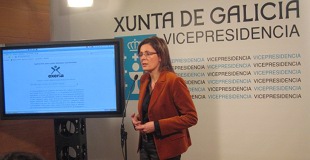 Un momento da presentaci&oacute;n do software