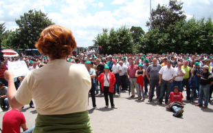 No Mercado de Amio, os gandeiros decidiron en asemblea manter os tractores aparcados at&eacute; o luns