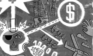 "Para&iacute;sos fiscais" / Ilustraci&oacute;n: Diagonal (diagonalperiodico.net)