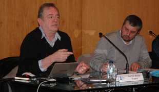Ferm&iacute;n Bouza, na s&uacute;a intervenci&oacute;n no Consello da Cultura Galega