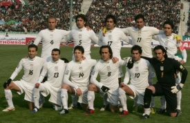 Equipo de Ir&aacute;n, nun dos seus &uacute;ltimos partidos