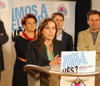 Ana Miranda, ao comezo da campa&ntilde;a