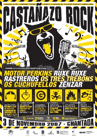 O disco foi presentado en Chantada no Casta&ntilde;azo Rock