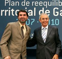 Quintana e Touri&ntilde;o na presentaci&oacute;n do plan