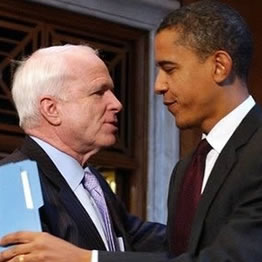 McCain e Obama vense as caras tam&eacute;n en Internet