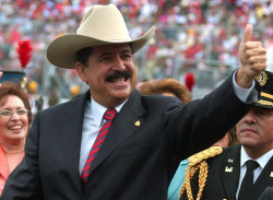 Manuel Zelaya entrou en Honduras a trav&eacute;s dol paso de Las Manos, na fronteira con Nicaragua