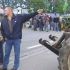 Un milleiro de gandeiros manif&eacute;stanse ante a Euroc&aacute;mara