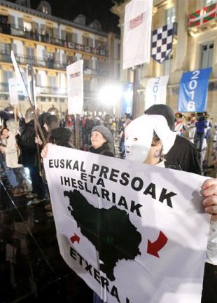 Manifestaci&oacute;n a prol do traslado dos presos a Euskal Herria