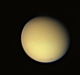 Imaxe de Tit&aacute;n tirada pola sonda Cassini / NASA