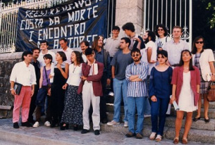 Membros do Batall&oacute;n Literario
