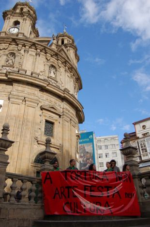 Manifestaci&oacute;n en Pontevedra contra as touradas / Foto: pontevedraantitouradas.org