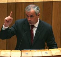 O secretario xeral do PSdeG, Manuel V&aacute;zquez