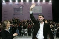 Quintana, con Teresa T&aacute;boas e Carme Ad&aacute;n (clique para ampliar)