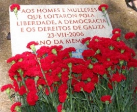 Placa en homenaxe aos represaliados / Foto: Consellar&iacute;a de Cultura