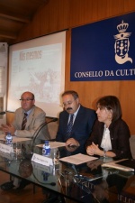 Manuel Lu&iacute;s Rodr&iacute;guez, Ram&oacute;n Villares e Pilar Cagiao