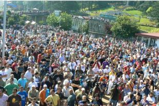 Imaxes da mobilizaci&oacute;n da sexta feira pasada / CIG (clique para ampliar)
