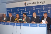 Un momento da presentaci&oacute;n do Mundial, en Vigo
