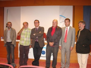 Eduardo Gal&aacute;n, Xurxo Lobato, Pastor Lorenzo, Ant&oacute;n Reixa, Xes&uacute;s Pereira e Felipe Sen&eacute;n