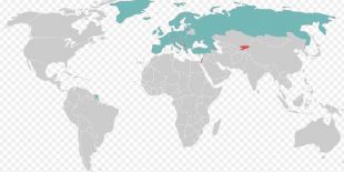 Mapa cos pa&iacute;ses asinantes da Declaraci&oacute;n de Bolo&ntilde;a, na que se entre no EEES (en vermello onde foi rexeitado)