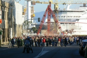 Manifestaci&oacute;n en Vigo, esta terza
